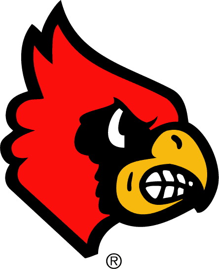 Louisville Cardinals 1984-2000 Secondary Logo diy DTF decal sticker